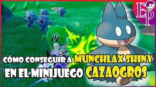 ¡Cómo CONSEGUIR a MUNCHLAX SHINY en el MINIJUEGO "CAZAOGROS"! ~ 🔮Pokémon EP La Máscara Turquesa🔮.