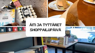 KIVA PÄIVÄ TYTTÖJEN KAA KAUPOILLA🛍️😍