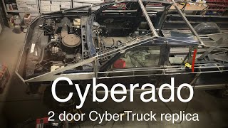 Cyberado 2dr Cybertruck Full Size gas replica build part 1