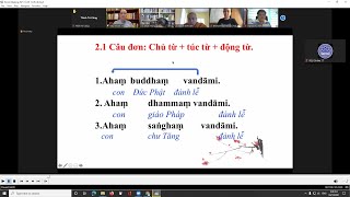 Pali căn bản ĐHTX K7 buổi 2 - Phần 1 - SC TS TN Diệu Hiếu