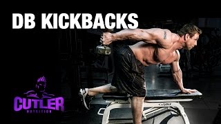 Dumbbell Kickbacks - Cutler Nutrition