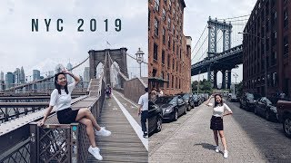 Delia in NYC | Brooklyn Bridge, DUMBO, MET, Oculus, Stephen Colbert Show, rooftop bar, gelato, donut