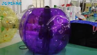 Purple bumper ball