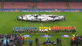 Hymn Champions League przed meczem  SSC Napoli