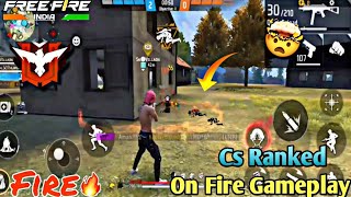 Cs Ranked On Fire 🔥 Gameplay Garena free fire -