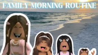 🍉•FAMILY MORNING ROUTINE+BEACH+SCHOOL MONTAGE•🎀