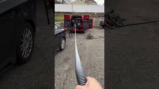 Giraffe retractable vacuum! Mobile detailing van