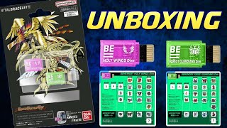 Unboxing Digimon BE Memory Vital Bracelet Holy Wings & Forest Guardians Dim double pack!