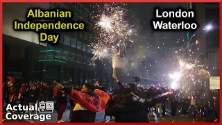 Albanians enjoy fireworks, occupation of Waterloo | ALBANIAN INDEPENDENCE |  29th November 2022