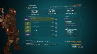 The Division Sell Out commendation quicky