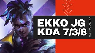 PLAYING EKKO JG | Road to Challanger | climb solo q low elo with EKKo JGTips & Tricks. Full Replay