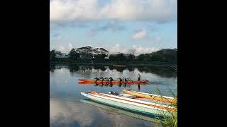 Canoe at Lower Seletar Reservoir Park at Singapore