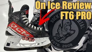 On ice review CCM Jetspeed FT6 Pro hockey skates