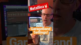 How to get Master of Puppets GarageBand tone #shorts #metallica #masterofpuppets