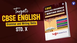 Std. 10 CBSE English Grammar & Writing Skills | Target Publications