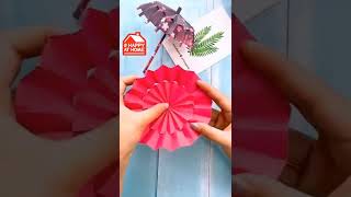 new art about today | interesting paper umbrela video | #shorts #craft #yutubeshorts