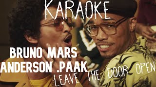 KARAOKE (Bruno Mars y Anderson .Paak - Leave the door open)