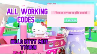 All Working Codes In Hello Kitty Cafe Tycoon (Roblox)