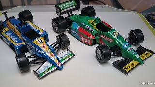 Autos a escala 1/24 Grand Prix Racing Chevrolet Wurth Australian y Benetton Ford B 188 Formula 1