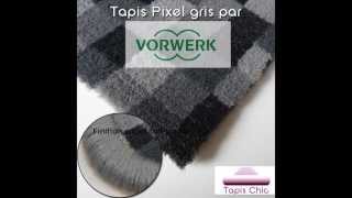 Tapis Pixel gris par Vorwerk