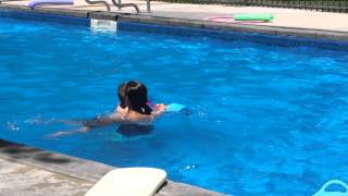 Eddie swimming day 1 July 2014