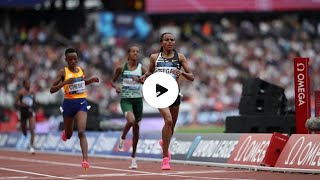 Gudaf Tsegay wins the 5000m race at London diamond league