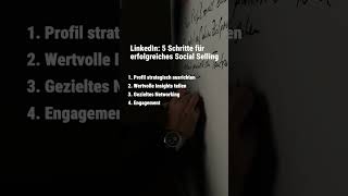 LinkedIn: 5 Schritte für erfolgreiches Social Selling #linkedin #linkedintipps #socialselling