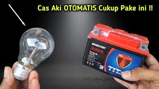 TERNYATA CUKUP PAKE LAMPU PIJAR BUAT NGECAS AKI.. CEPAT PENUH !!