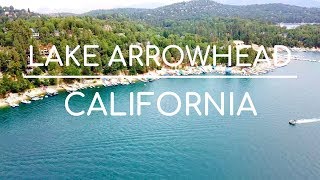 Drone Footage of Beautiful Lake Arrowhead California