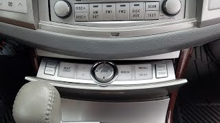 How to Remove Navigation Control Panel from Toyota Avalon 2009 for Repair.