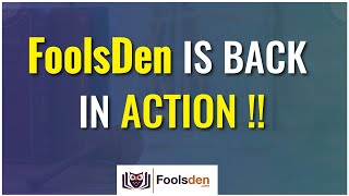 Foolsden is back in action !!