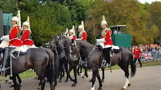 Procession of Her Majesty’s Coffin to St George’s Chapel for the Committal Service 