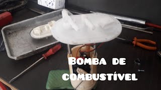 Bomba de combustível, alicate certo colocar a magueira corrugada.