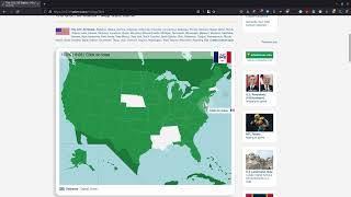attempting to click all 50 states in 50 seconds (failure) (i did not succeed in this video)