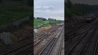 D1015 + 20311 + 20302 pass Chesterfield on 0Z20 Eastleigh Arlington (zg) to Barrow Hill L.I.P.