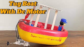 Making A Working Plastic Boat With Electric Motor Powered | Science Project