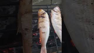 Inihaw sariwang bisugo #trending #inihaw #fish #everyone