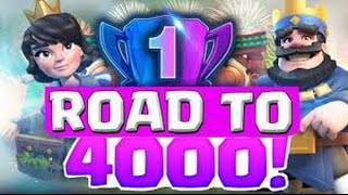 ROAD VERSO I 4000 TROFEI E1|| clash royale ita