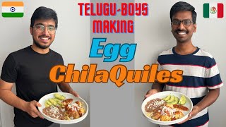 Chilaquiles Easy Recipe | Indian Boys learning | Mexican Breakfast #telugu #mexicanfood #trending