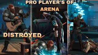 Destroying High Dojo Players Of The Arena 😈💪|| The Itu 👑 Is A Distroyer || Shadow Fight 4 Arena