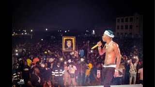 SHATTA WALE storms Black Star Square with massive performance as SM Fans throw coins on Wale