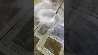 Power Washing Only The Cracks