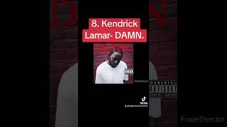 8. Kendrick Lamar- DAMN.