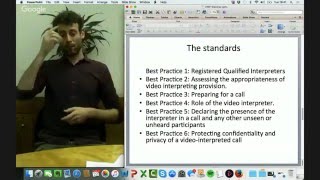 Overview of ASLI's Video Interpreting Best Practice Guidelines