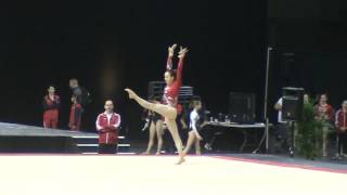 Isabela Onyshko Floor Exercise 2016 Gymnix Apparatus Finals