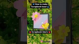 How to make Scrapbook at home#shorts#scrapbook#schoolproject#birthday#school@craftykhushii