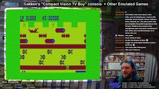 MAME - Playing the newly emulated Compact Vision TV Boy console from Gakken, then a random selection