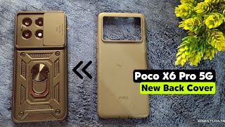 Poco X6 Pro 5G New Back Cover | Poco X6 Pro 5G Gaming Case Unboxing | Poco X6 Pro Camera Protection