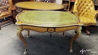 Antique French Bureau Plat Writing Table Desk c.1860