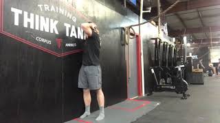 Standing Wall Thoracic Rotations - Variations